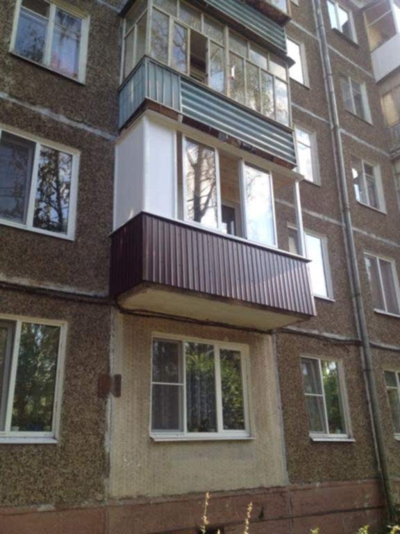 остекление балкона в хрущевке